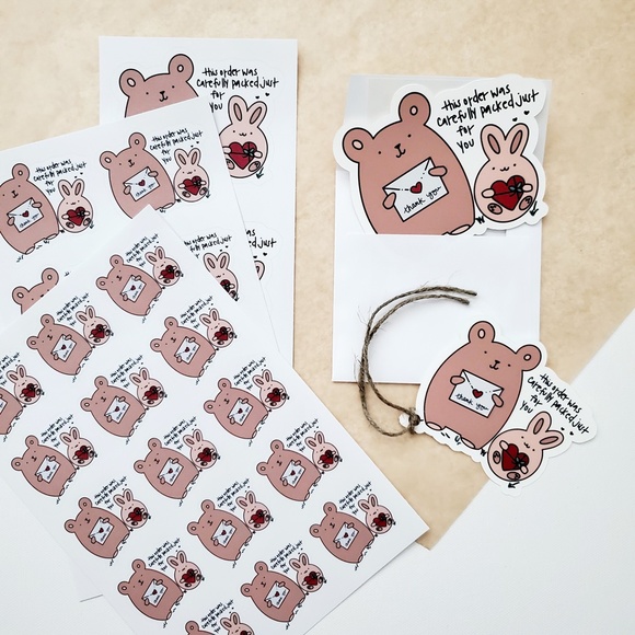 LB077 STICKERS Custom Poshmark Stickers Personalizable Shipping Supplies - Picture 5 of 11